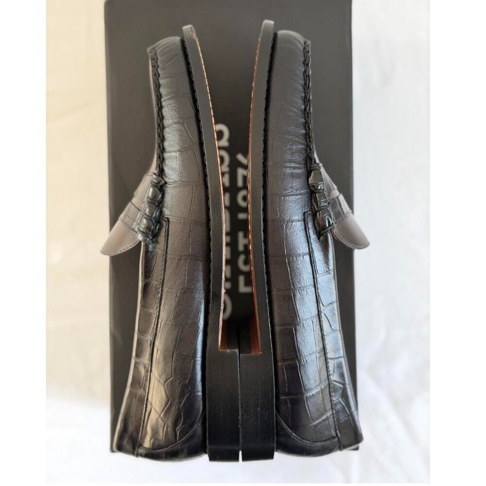 Madewell x G.H.BASS Larson Weejuns Loafers in Black Dark Brown, Size 9.5 - Picture 3 of 9